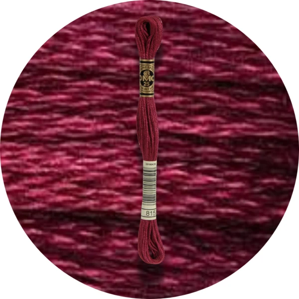 DMC Mouliné Spécial 25 Broderigarn, Ensfarvet, Røde/Gule/Orange nuancer